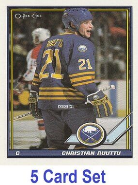 Christian Ruuttu Hockey Card Collection